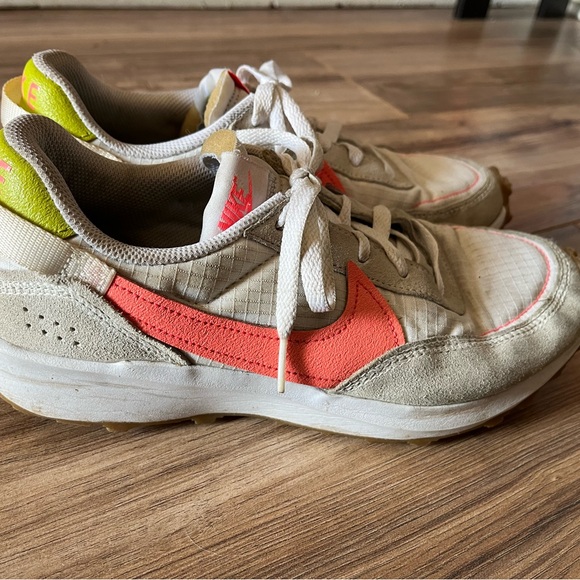Nike Sneakers with Coral and Lime Accents - Picture 1 of 5